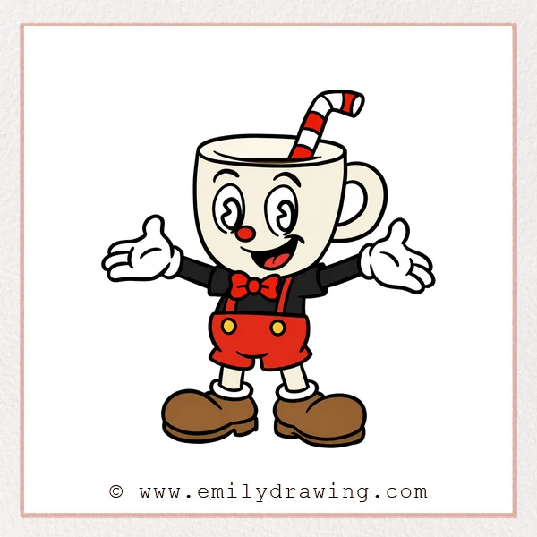 Preview of Cuphead drawing