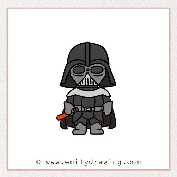 Preview of Darth Vader drawing