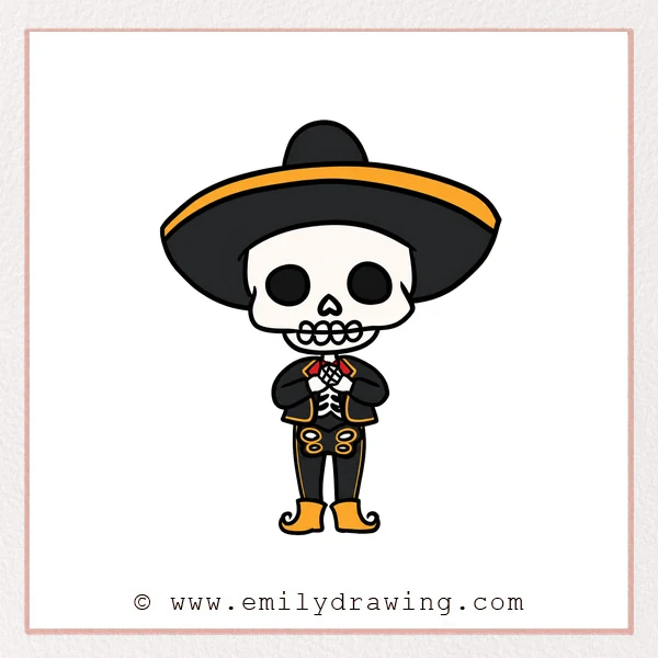 Preview of Day Of The Dead drawing