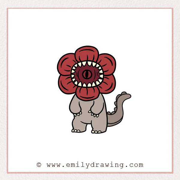 Preview of Demogorgon drawing