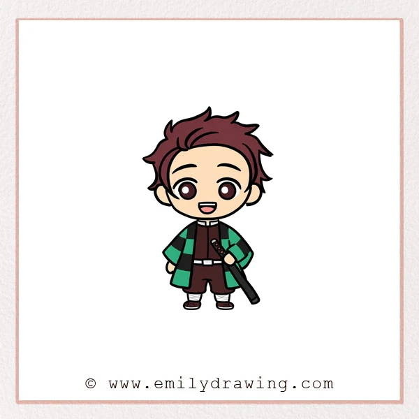 Preview of Demon Slayer drawing
