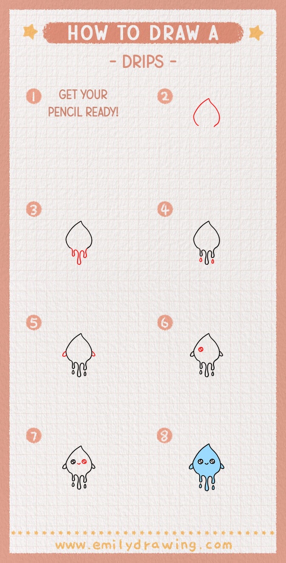 how to draw a drips pinterest pin