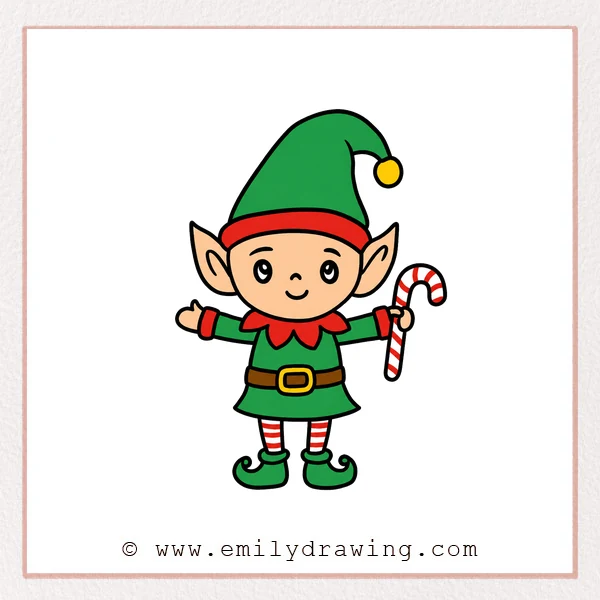 Preview of Elf drawing