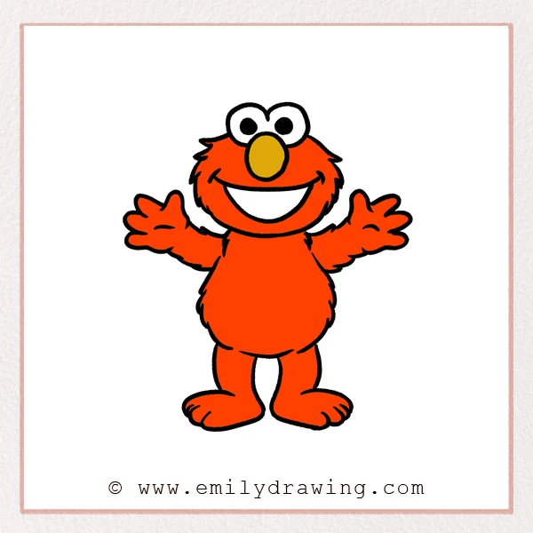 Preview of Elmo drawing