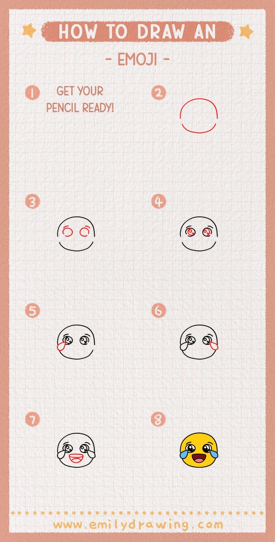 how to draw an emoji pinterest pin