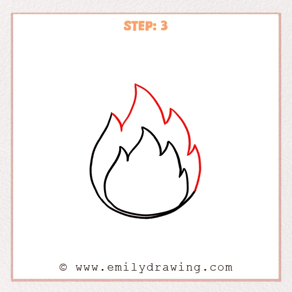 Fire Photo Drawing How to Draw a Fire - Emily Drawing