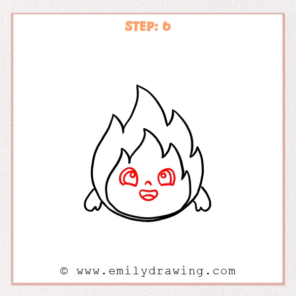 Draw Face Tips How to Draw a Fire - Emily Drawing