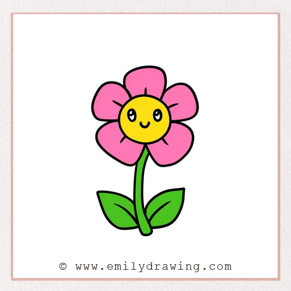Preview of Flower drawing