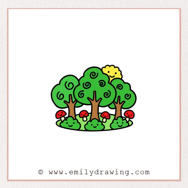 Preview of Forest drawing