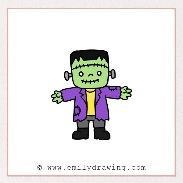 Preview of Frankenstein drawing