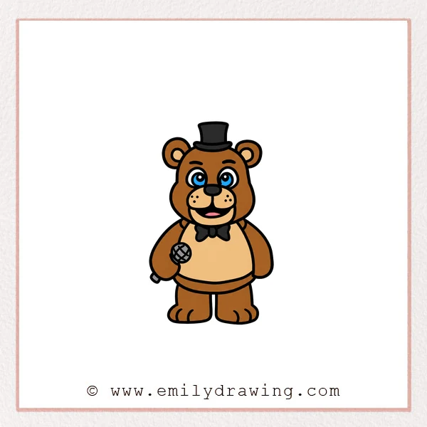 Preview of Freddy Fazbear drawing