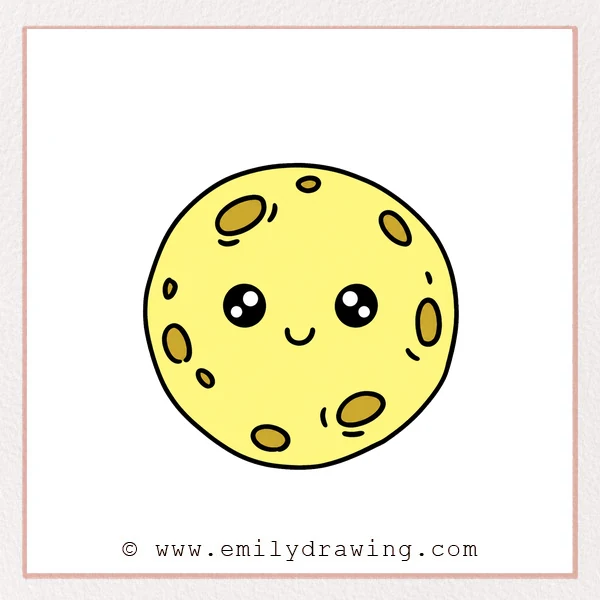 Preview of Full Moon drawing