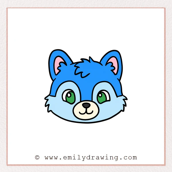 Preview of Furry Head drawing